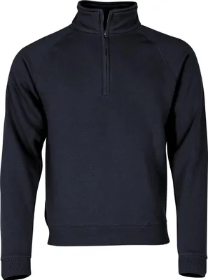 Produktbild von Fruit of the Loom Premium Zip Neck Sweat ,Farbe: deep navy ,Größe: M