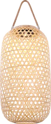 Produktbild von Globo Lighting Solarleuchte Bambus naturfarben, LED