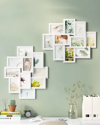 Produktbild von Famanu Fotowand Collage - MDF-Rahmen mit PS-Kunststoffpaneelen