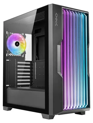 Immagine prodotto di Azza CSAZ-520BG AZZA PC Gaming Gehäuse Midi ATX Guardian 520B (Black/Glass)
