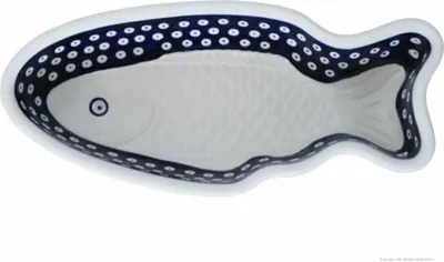 Produktbild von Original Bunzlauer Keramik Fisch Backform 35 x 16 x 6,5 cm Design 42