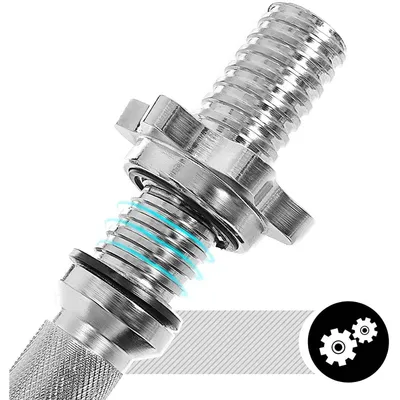 Produktbild von Famanu Hantelset 40 kg - Gusseisen mit knurlten Halterstangen - Set von 2