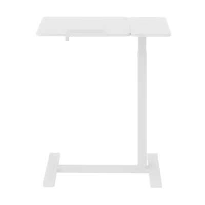 Zdjęcie produktu dla Mobilna podstawka pod biurko/laptopa Maclean biała z regulacją wysokości 76-109cm maks. 30kg MC-120 W