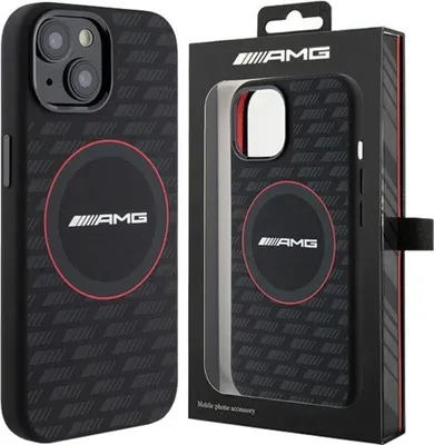 Immagine prodotto di Amg Amhmp15S23Smrk Iphone 15 / 14 / 136.1 Czarny / Nero Custodia rigida in silicone modello carbonio Magsafe