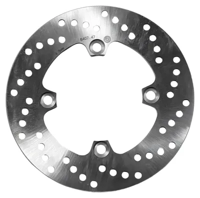 Zdjęcie produktu dla Brembo 2026/06 Tarcza Hamulcowa Tył Kawasaki Z 1000 '03-06, Zx-10R '04-10, Klx 250 R '93-99, Zx-6R 600 '98-16, Zx-6Rr '03-07, Er-6 F / N '05-16, Z 750 '04-07, Zx-9R '98 04, Kle 650 Versys '07-14, Klx 650 '93-02 (220X100X5Mm) (4X10,5Mm)
