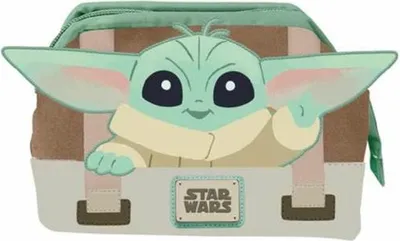 Image de Trousse de toilette de voyage The Mandalorian Beige