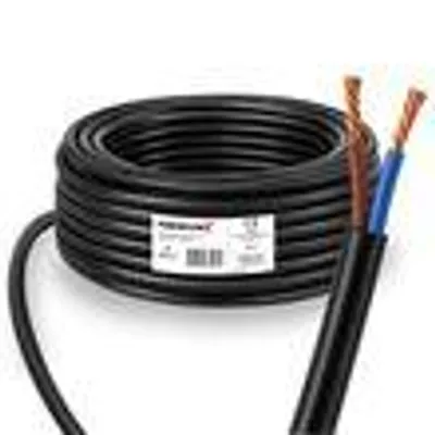 Produktbild von PremiumX Schlauchleitung H05VV-F 2x0,5 mm² 25 Meter flexible Anschlussleitung PVC