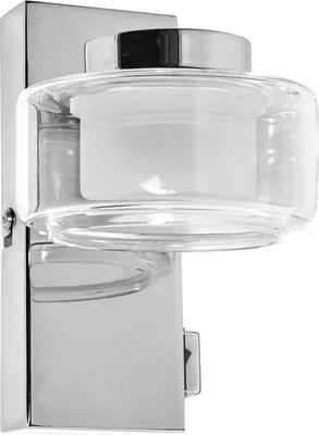 Produktbild von OSRAM ORBIS Flame Wand- und Deckenleuchte mit LED, Chrom, 5.5W, 350lm, 3000/4000K, Farbtemperatur via Wandschalter einstellbar (kaltweiß und warmweiß), IP44 Schutz vor Fremdkörpern und Spritzwasser