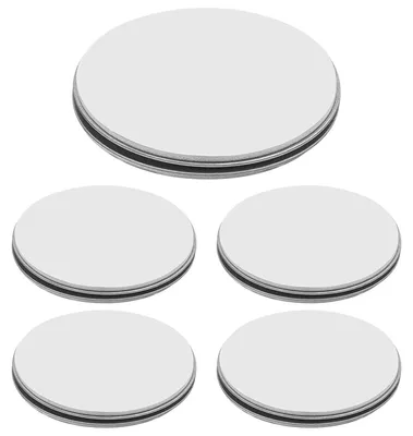 Immagine prodotto di 5 magneti per allarmi gas, supporti magnetici per rilevatori di fumo, diametro 5 cm