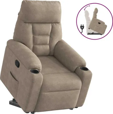 Produktbild von Relaxsessel mit Aufstehhilfe Taupe Mikrofasergewebe