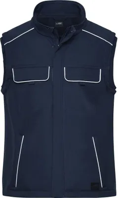 Produktbild von Workwear Softshell Vest - SOLID - navy, Gr. L