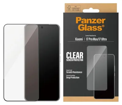 Immagine prodotto di PanzerGlass PG09766, compatibile con Xiaomi 17 Pro Max, resistente ai graffi, resistente agli urti, confezione da 1 pezzo