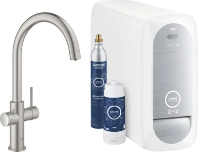 Obrázek produktu pro GROHE 31455DC1, Standardní, Nerezová ocel, Páková rukojeť, Samostarný, Typ C, Keramický