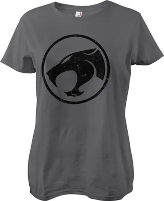 Produktbild von Thundercats Washed Logo Girly Tee - XX-Large - DarkGrey