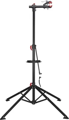 Produktbild von Yaheetech Fahrradmontageständer Reparaturständer mit magnetischer Werkzeugschale Höhenverstellbar Montageständer Reparaturset belastbar bis 30 Kg