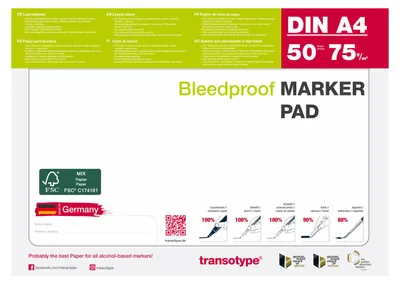 Produktbild von Copic Marker Pad A4 50Bl