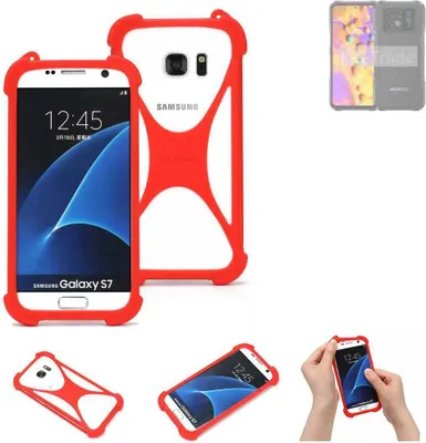 Produktbild von K-S-Trade Handy-Hülle kompatibel mit Doogee V20S Schutz-Hülle Bumper Silikon Schutz Hülle Cover Case Silikoncase Silikonbumper TPU Softcase