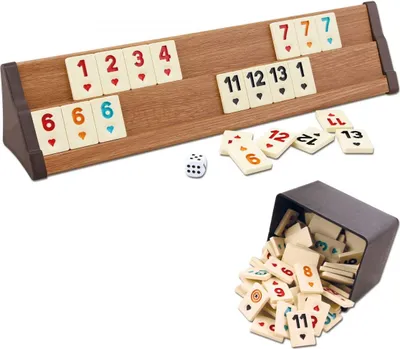 Obrázok produktu pre Stolová hra Star Oyun Star VIP Wooden Rummy Okey Set, Light