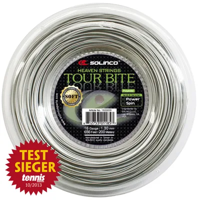 Produktbild von Solinco Tennissaite Tour Bite soft 200m silber, 555220122000010