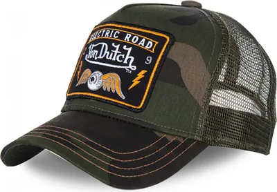 Produktbild von Von Dutch Trucker Cap Flying Eye Square camouflage