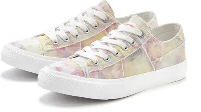 Produktbild von Elbsand Sneaker Schnürschuh, Stoffschuhe, Textilschuhe, Turnschuh, Freizeitschuh batik Größe 41