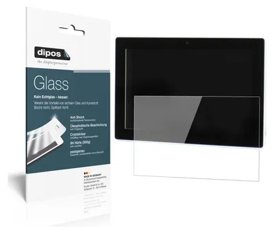 Produktbild von 1x Schutzfolie für 3.92 Zoll 80 x 60 mm - Anti-Shock 9H Folie dipos Glass Kunststoffglas