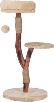 Obrázek produktu pro DUVO+ Škrábací strom NINA z přírodního dřeva 46x40x86cm, 65440220