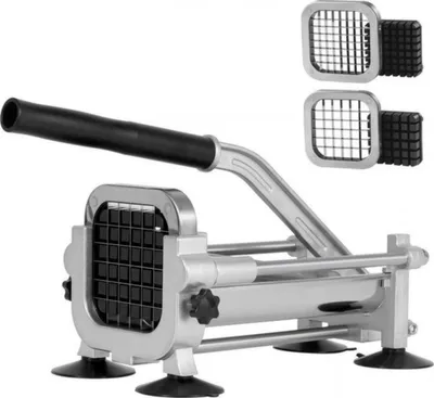 Obrázek produktu pro Kráječ hranolků / kráječ brambor – profesionální kráječ brambor – 5 mm a 12 mm – nerezová ocel – pro použití v kuchyni a restauraci