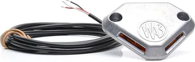 Produktbild von Kennleuchte 1127 Blitz LED Orange 12V 24V mit Hammer 3000mm Kabellänge für Lastenlift
