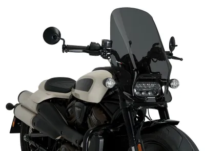 Immagine prodotto di Cupolino PUIG Naked touring fumè scuro per Harley davidson sportster s