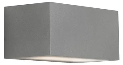 Imagen del producto de RUFY: Lámpara de pared LED de 24W, 3000K, IP65, color gris, doble emisión – Rossini