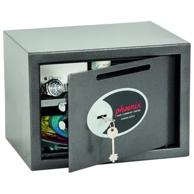 Produktbild von phoenix Einbruchschutz-Tresor VELA HOME / OFFICE SS0802KD graphit-grau
