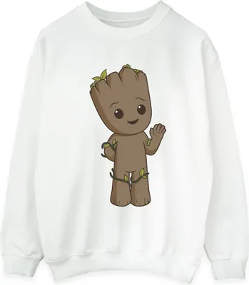 Produktbild von Marvel - "I Am Groot" Sweatshirt für Herren BI36027 (M) (Weiß)