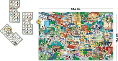 Obrázok produktu pre APLI Kids 18820, 104 kusov, Mesto, 5 rok / roky
