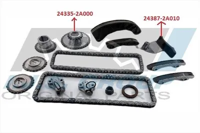 Produktbild von IJS GROUP 40-1042FK Steuerkettensatz Steuerkette für HYUNDAI Tucson (TL, TLE) für KIA SPORTAGE (SL)