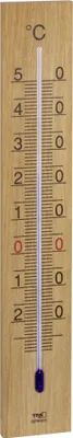 Produktbild von TFA 12.1059 analog Innenthermometer Außenthermometer aus massiver Eiche klassisch 274 mm Germany : 1 Stück