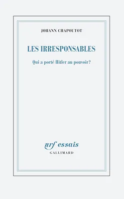 Image de Boek over Les Irresponsables: Wie heeft Hitler aan de Macht Geholpen?