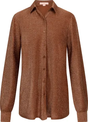 Produktbild von Moda Minx Strandshirt Lumiere mit tollem Schimmer Caramel L
