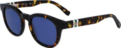 Image de Lacoste L6006S DARK HAVANA/BLUE 49/21/145 Lunettes de soleil pour hommes