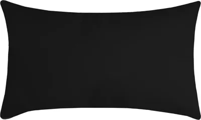 Produktbild von Fabric Textile Zierkissen Nelson - schwarz - 30 x 50 cm - Sofakissen - Polyester