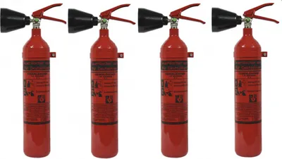 Produktbild von 4x 2kg Kohlendioxid CO2 Feuerlöscher