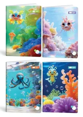 Zdjęcie produktu dla Zeszyt A5/32K kratka (10szt) HAPPY COLOR - GDD