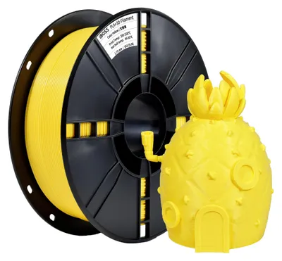 PLA+ 3D-Filament 1,75 mm, 1 kg, gelb, ±0,02 mm