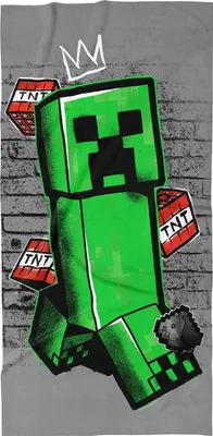 Obrázek produktu pro Dětská osuška Minecraft Creeper King
