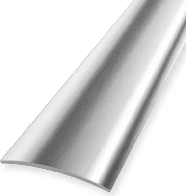 Produktbild von Übergangsschiene 3 x 30 x 2700 mm Übergangsprofil Übergangsleiste Edelstahl Glatt Selbstklebend Edelstahloptik Matt Wölbschiene Küberit