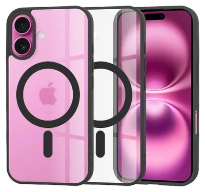 Produktbild von Techsuit MagSafe Pro Back Cover Hülle für Apple iPhone 16 Plus - Schwarz