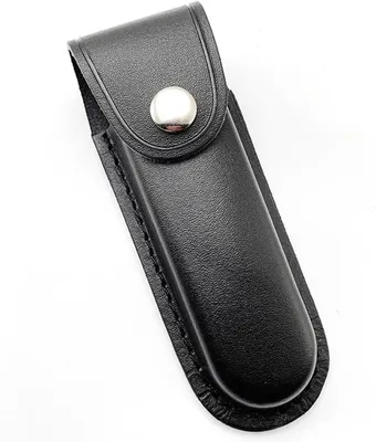 Produktbild von Leder Hüfttas, Faltbare Wasserdichte Tasche, 12x3cm, Schwarz, für Camping und Wandern