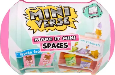Produktbild von Miniverse Spaces Furniture Pack in PDQ, Café, 8 Jahr(e), Mehrfarbig, Kunststoff