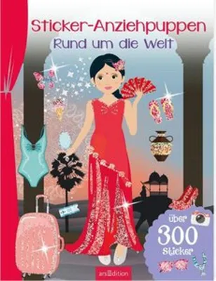 Obrázek produktu pro Sticker-Anziehpuppen - Rund um die Welt