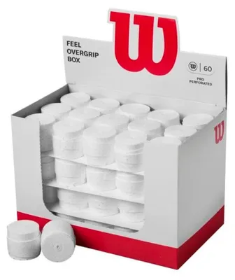 Obrázek produktu pro Wilson Pro Overgrip Perforated 60s white Tenis - Gripy, 76260153800000